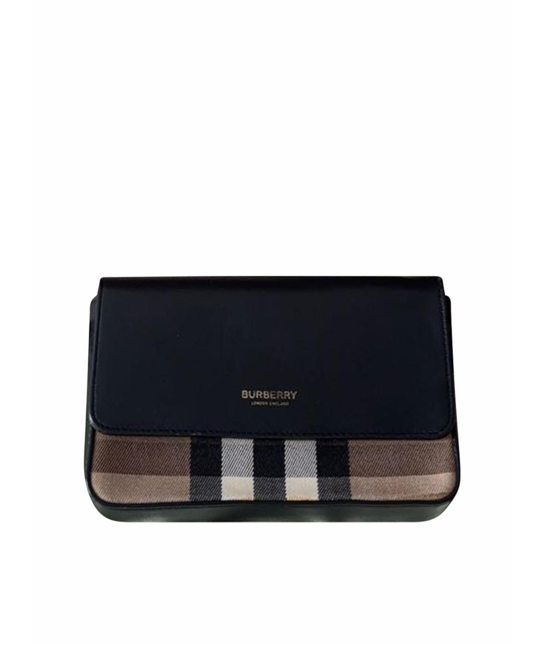 BURBERRY Черная сумка через плечо, фото 1