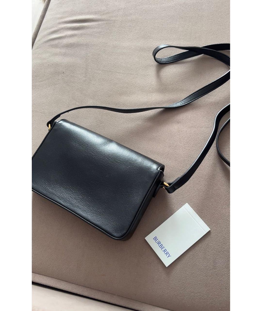 BURBERRY Черная сумка через плечо, фото 2