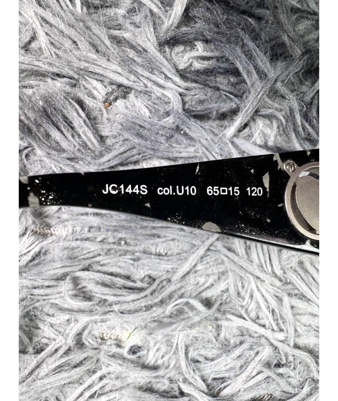 JUST CAVALLI Черные пластиковые солнцезащитные очки, фото 7