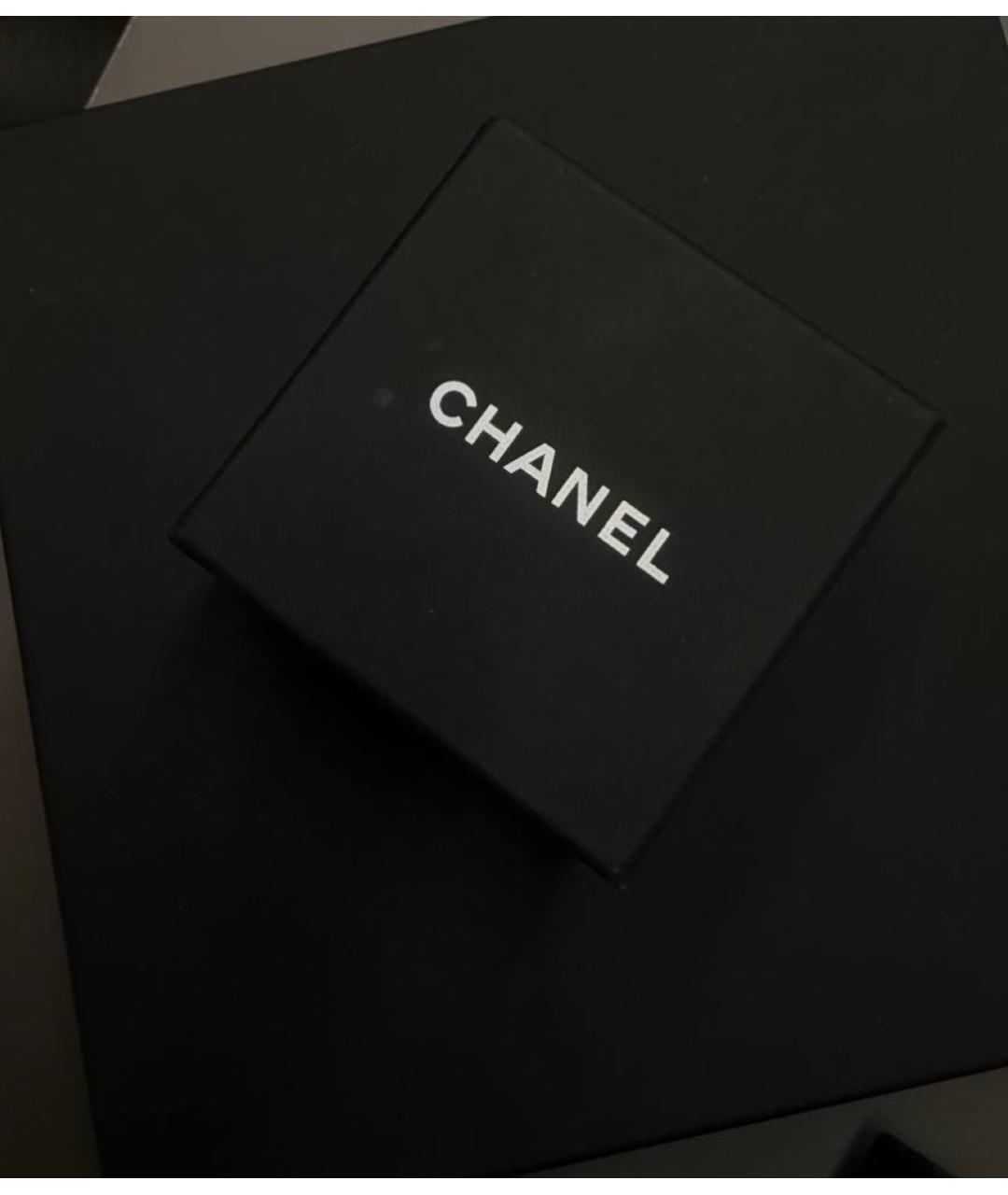 CHANEL Золотые латунные серьги, фото 2