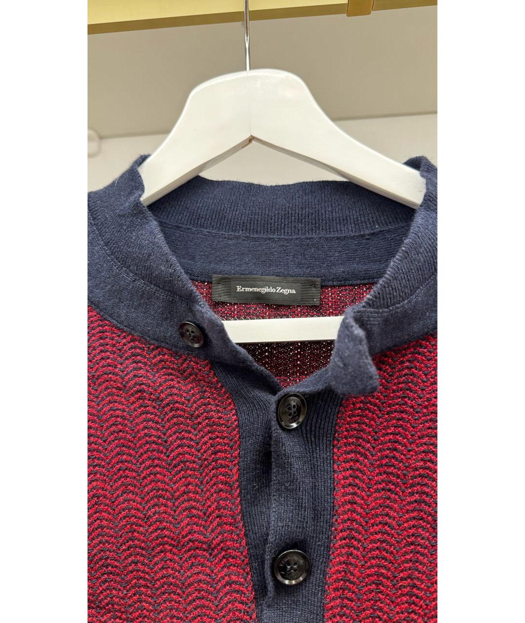 ERMENEGILDO ZEGNA XXX Бордовый кашемировый джемпер / свитер, фото 2
