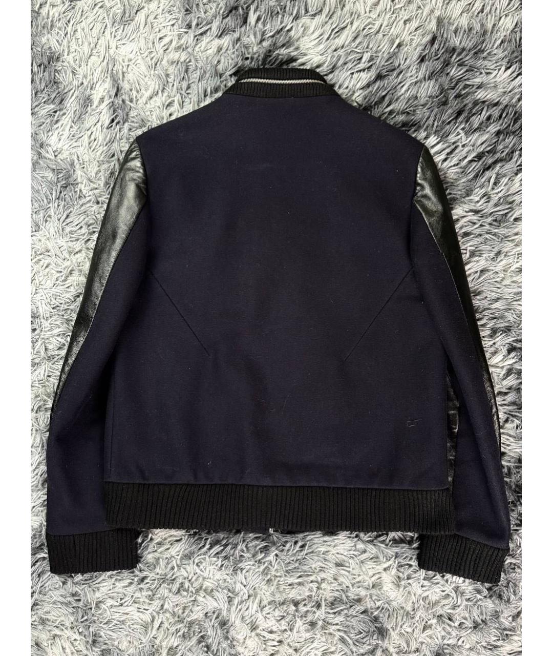 ZADIG & VOLTAIRE Темно-синяя кожаная куртка, фото 2