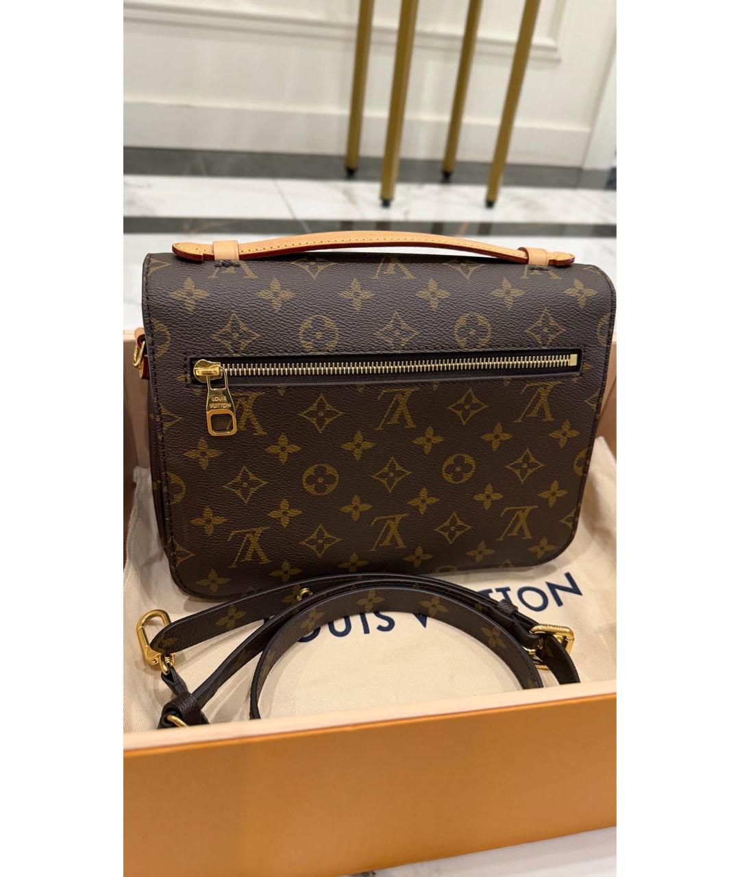 LOUIS VUITTON Коричневая сумка через плечо, фото 5