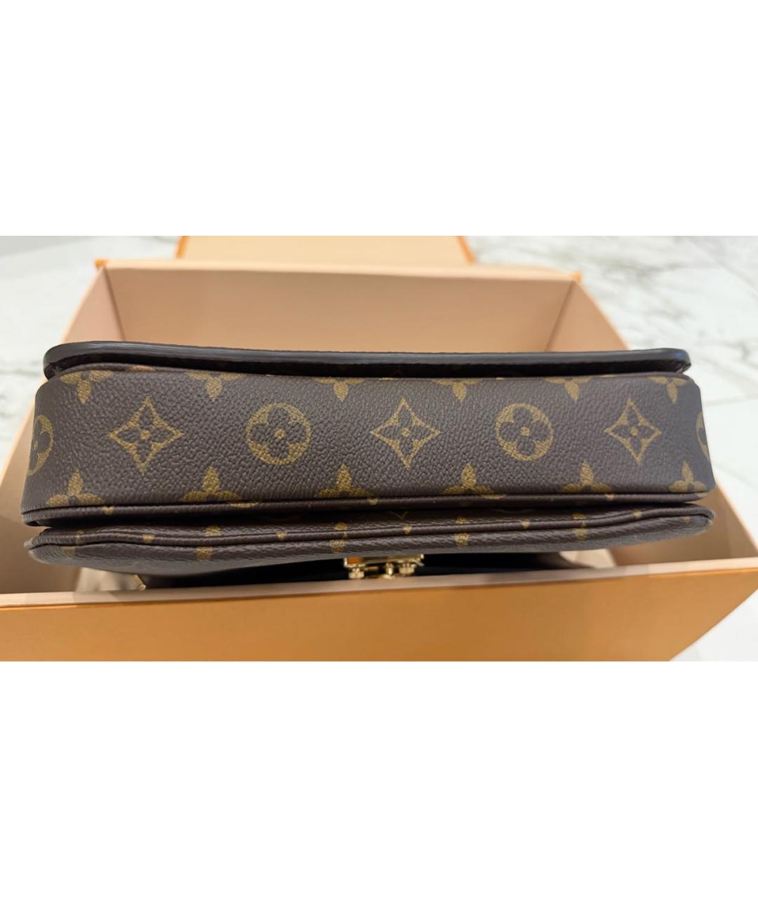 LOUIS VUITTON Коричневая сумка через плечо, фото 6