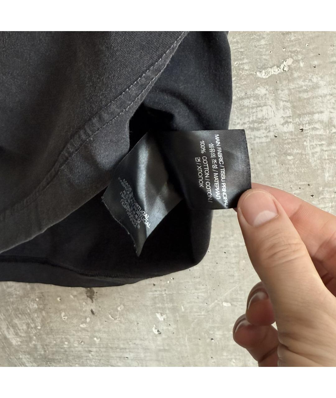 VETEMENTS Серая хлопковая футболка, фото 8