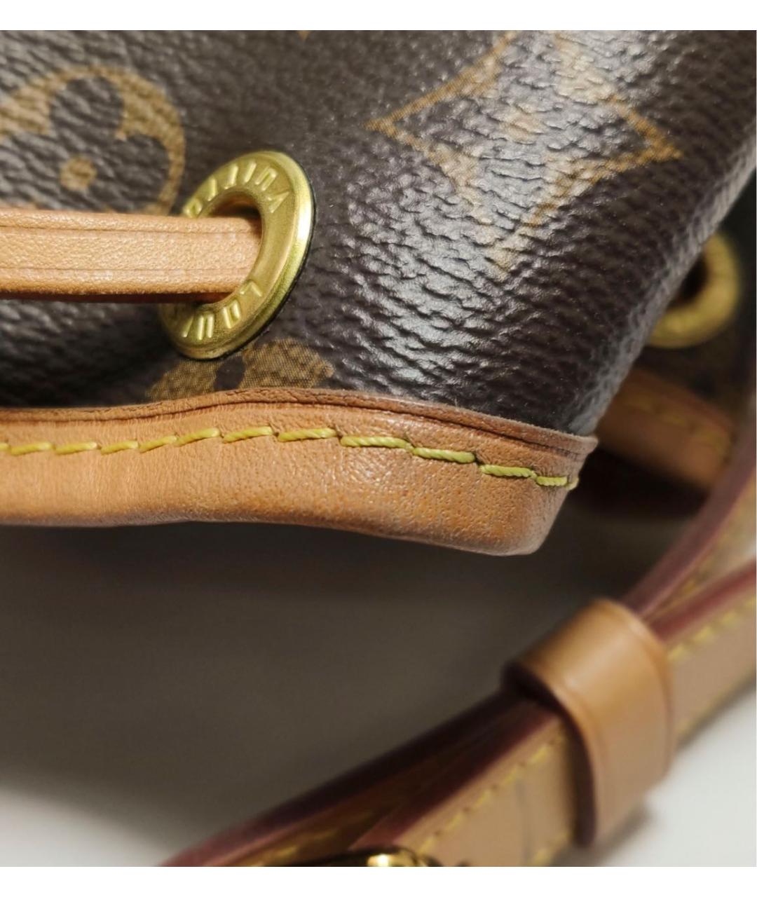 LOUIS VUITTON Коричневая сумка через плечо, фото 8