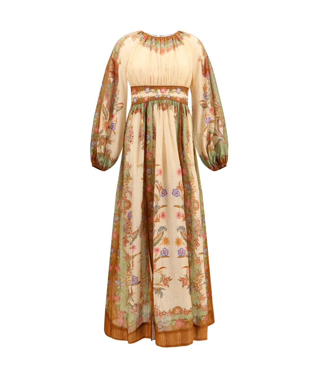 ZIMMERMANN Мульти хлопковое повседневное платье, фото 1