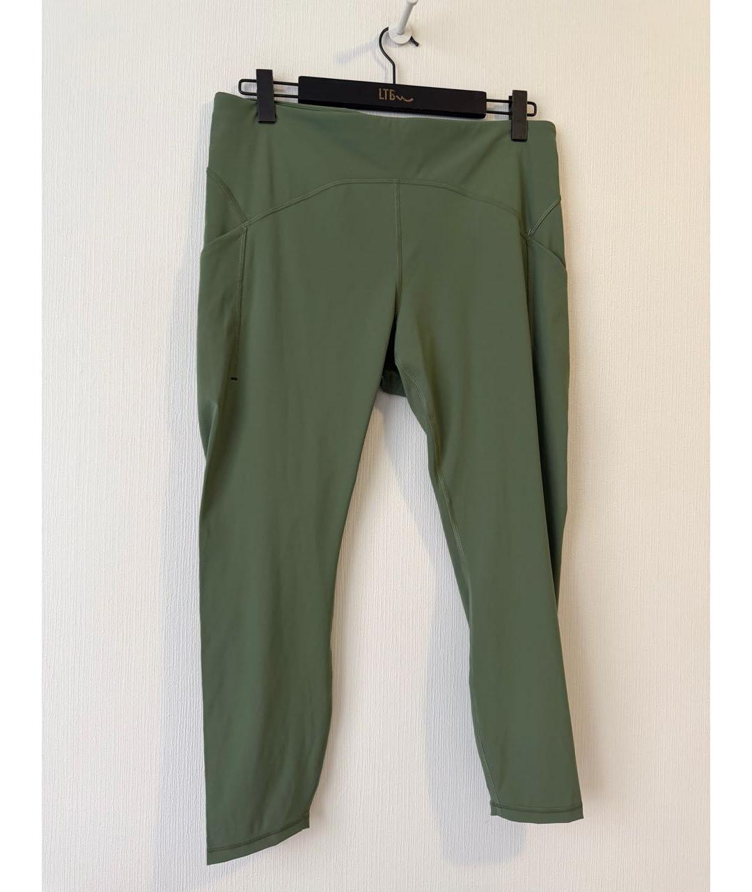 Lululemon Зеленые спортивные брюки и шорты, фото 2