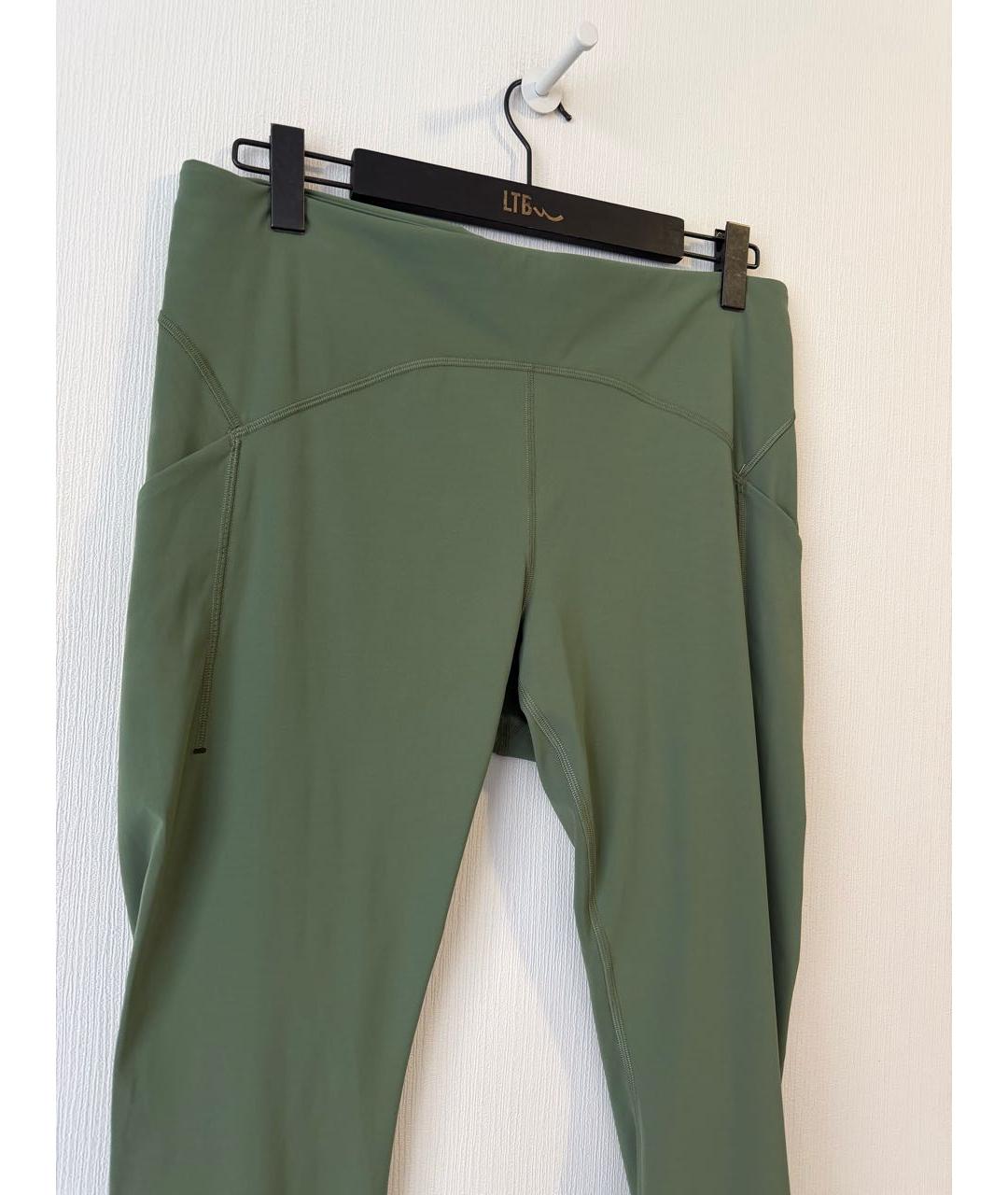 Lululemon Зеленые спортивные брюки и шорты, фото 3