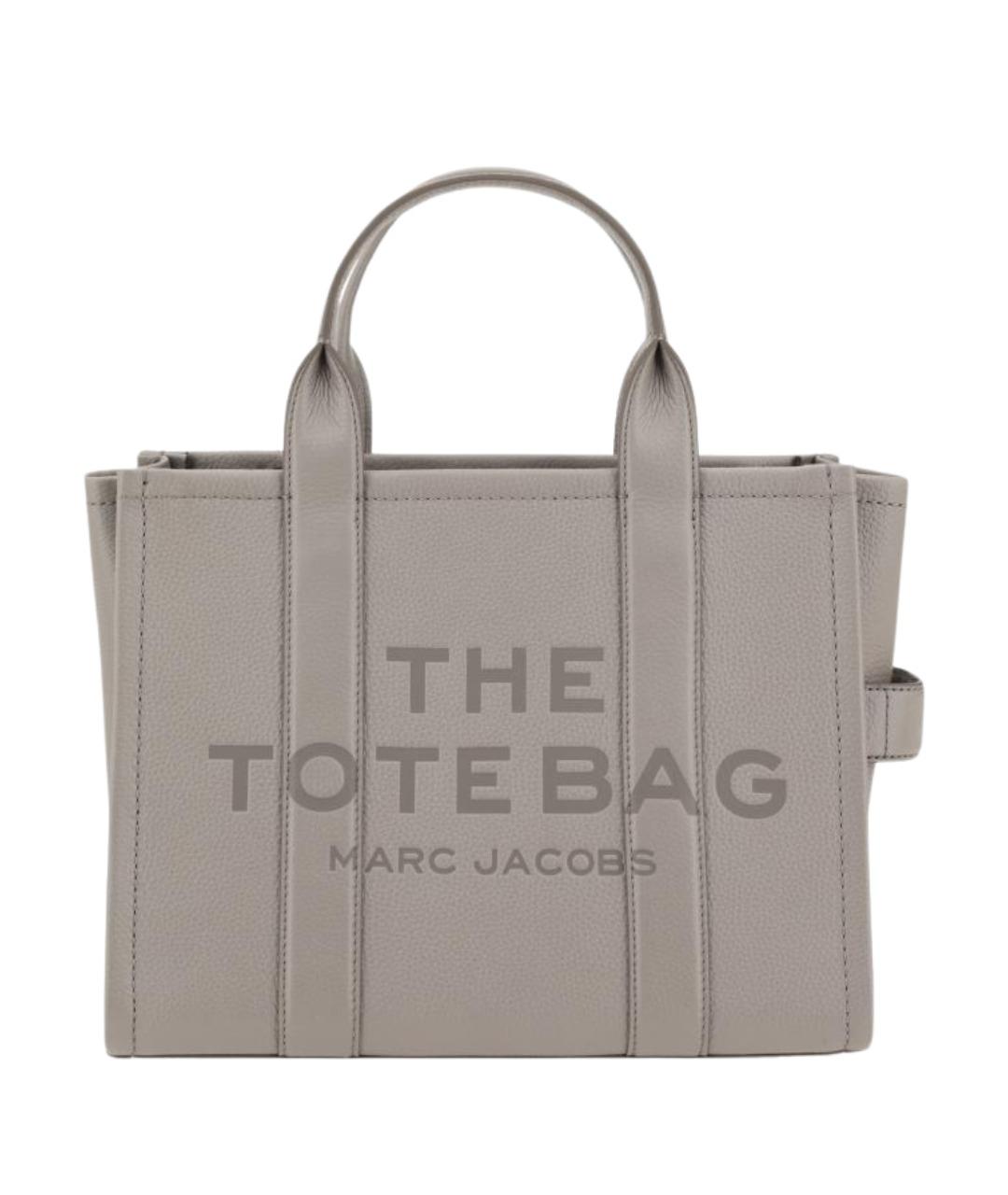 MARC JACOBS Серая кожаная сумка тоут, фото 1
