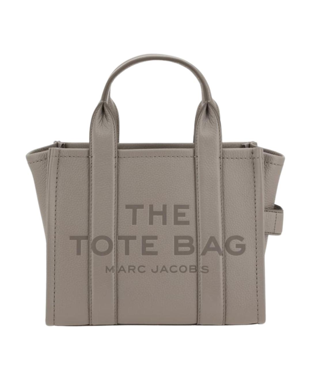 MARC JACOBS Серая кожаная сумка тоут, фото 1
