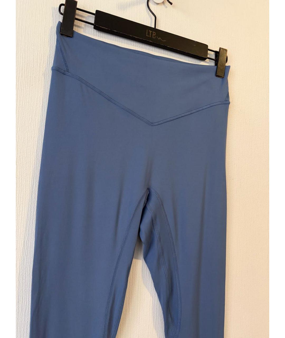 Lululemon Голубые спортивные брюки и шорты, фото 3
