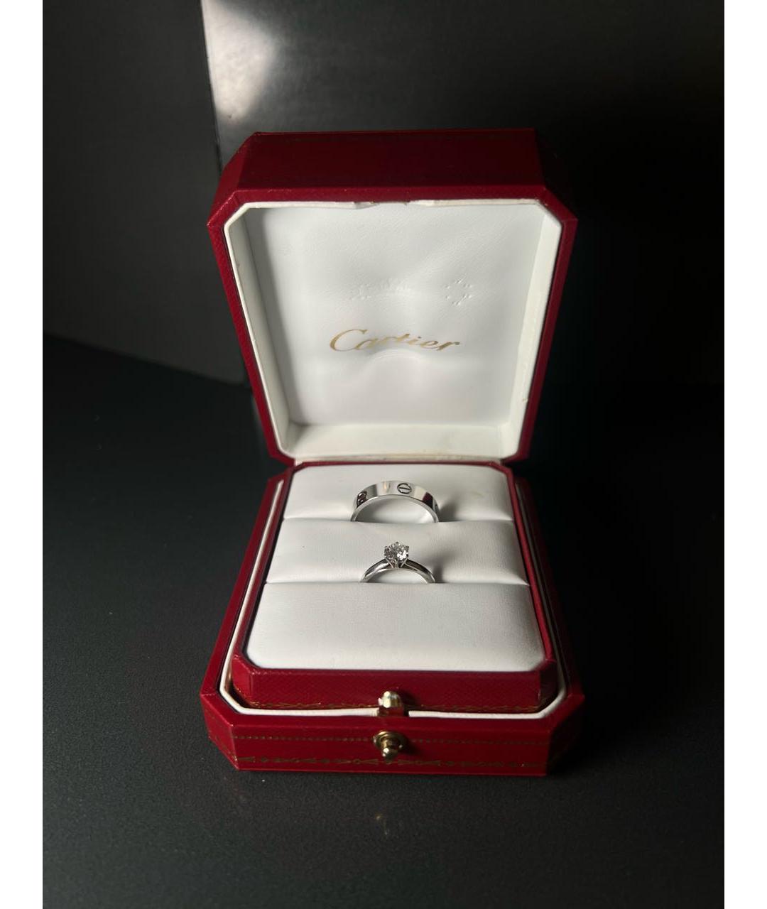 CARTIER Серебряное кольцо из белого золота, фото 2