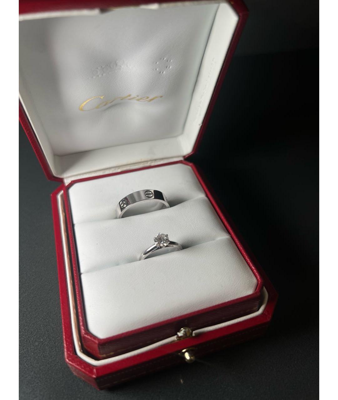 CARTIER Серебряное кольцо из белого золота, фото 5