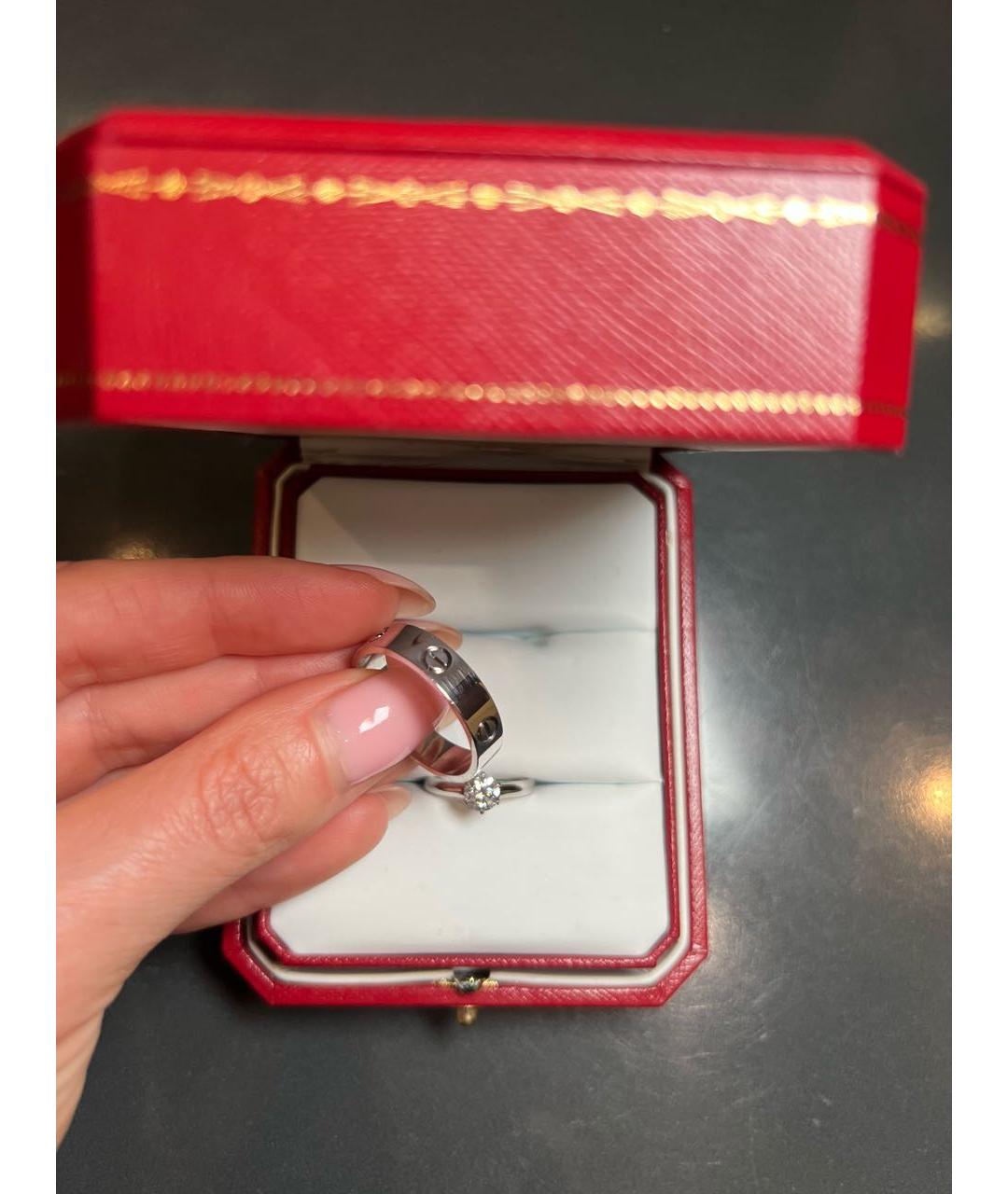 CARTIER Серебряное кольцо из белого золота, фото 3