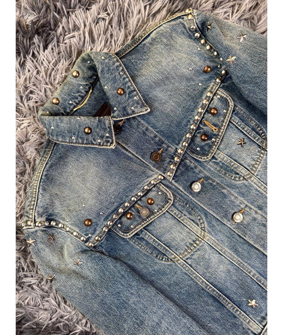 SAINT LAURENT Голубая деним куртка, фото 3