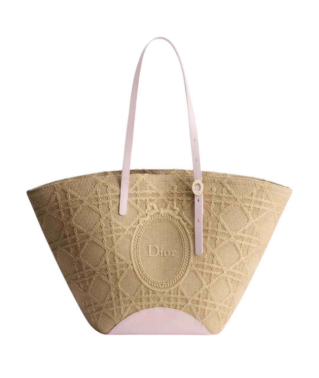 CHRISTIAN DIOR Розовая сумка тоут, фото 1