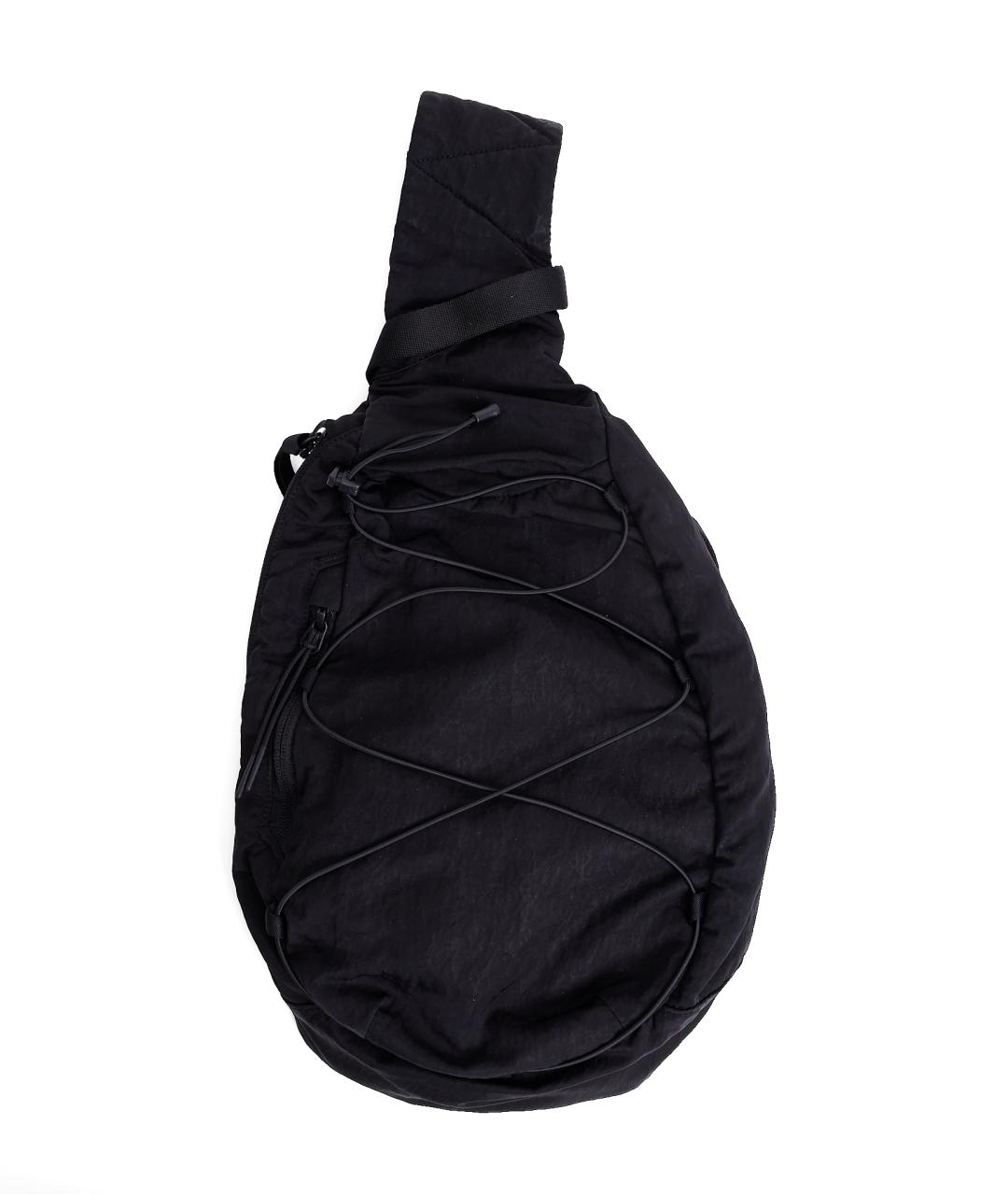 CP COMPANY Черная синтетическая сумка на плечо, фото 1