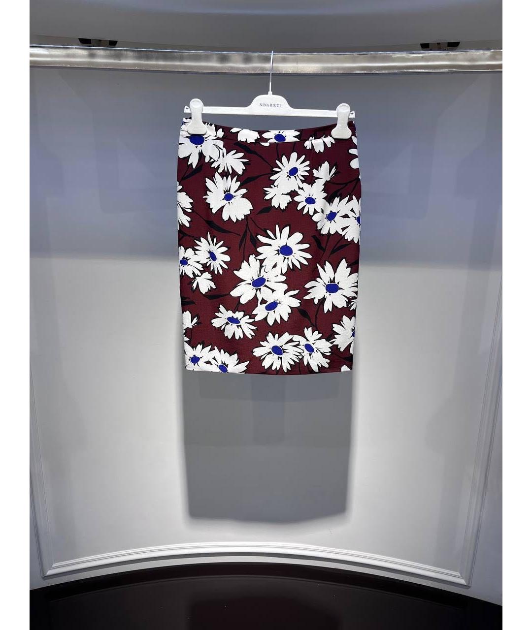 NINA RICCI Мульти юбка миди, фото 3