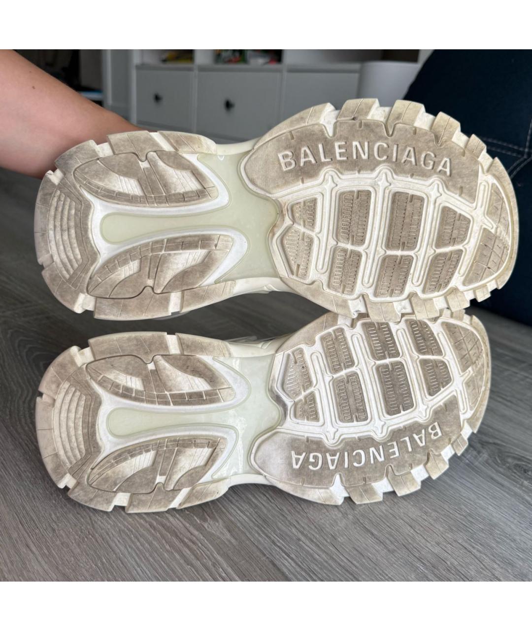 BALENCIAGA Белые сандалии, фото 5