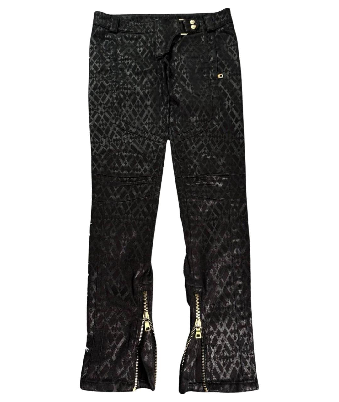 BALMAIN Черные хлопковые прямые джинсы, фото 1