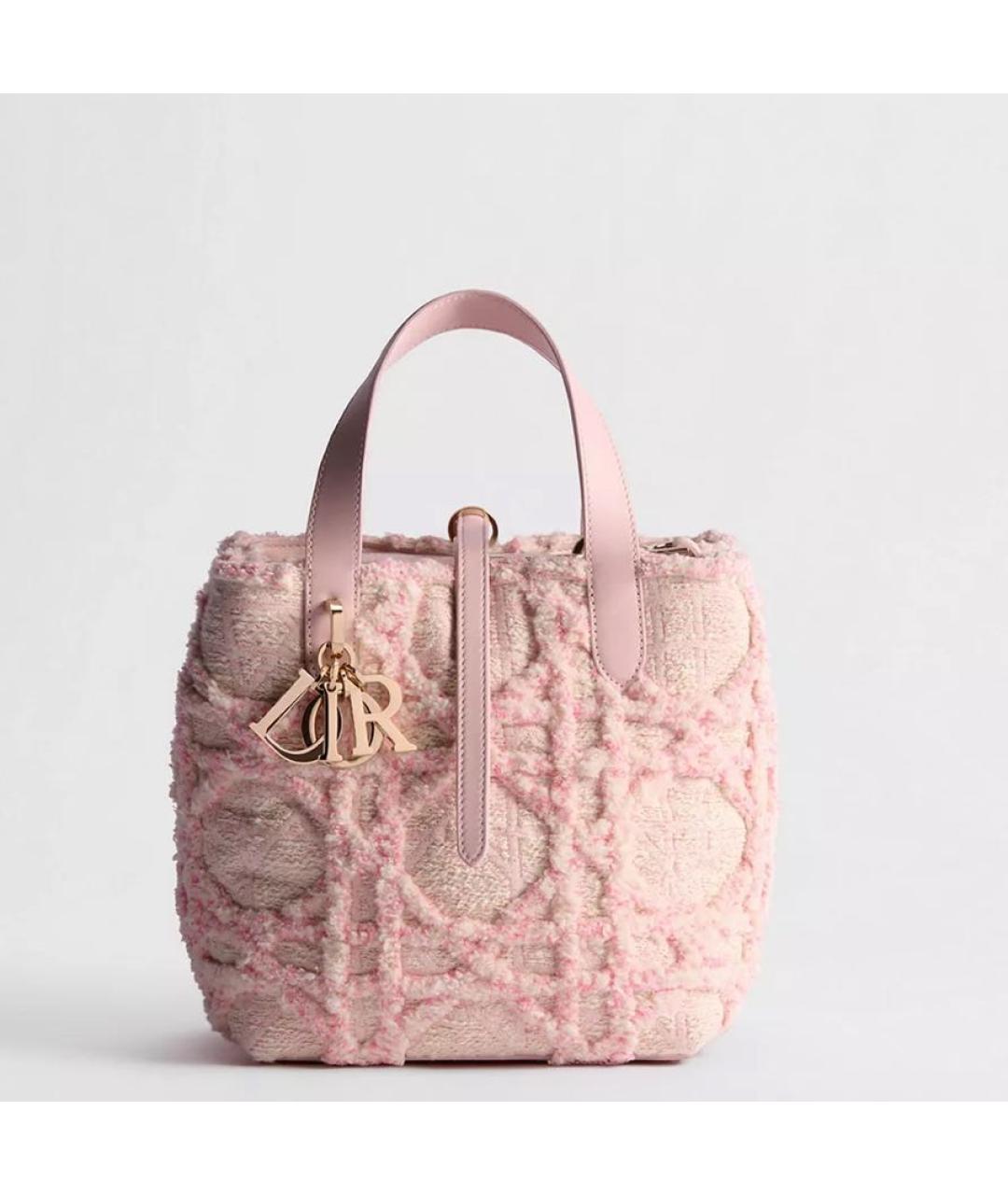 CHRISTIAN DIOR Розовая сумка тоут, фото 4