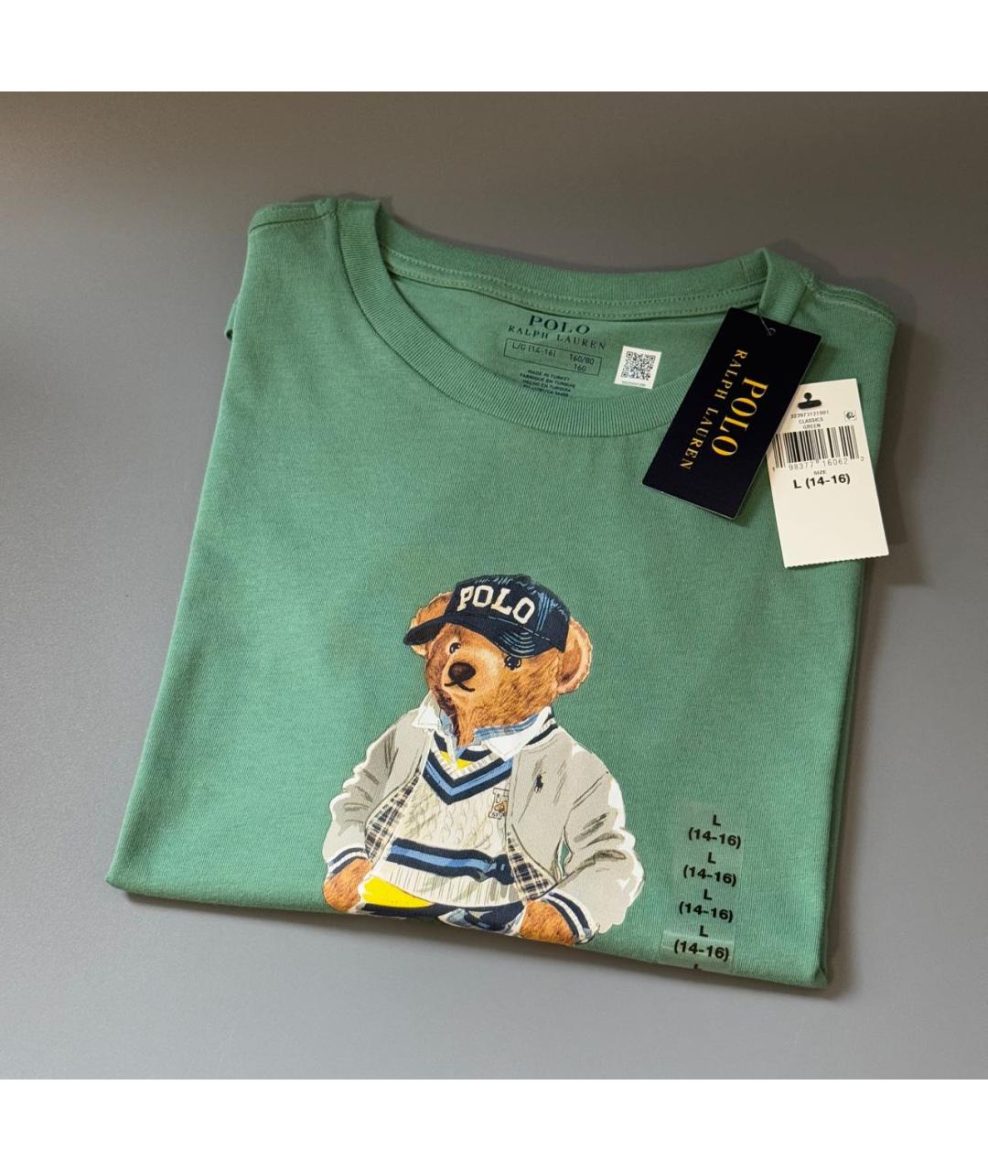 POLO RALPH LAUREN Зеленый детская футболка / топ, фото 2