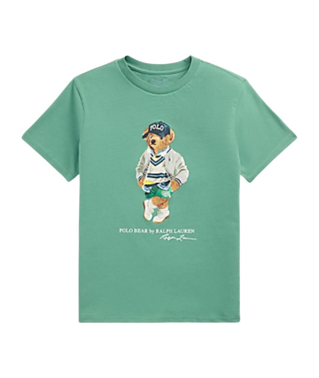 POLO RALPH LAUREN Зеленый детская футболка / топ, фото 1