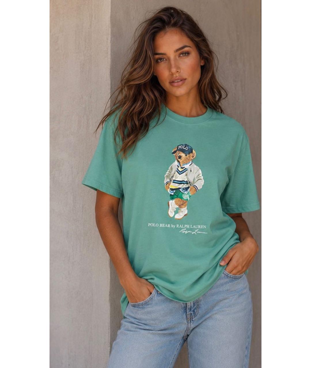 POLO RALPH LAUREN Зеленый детская футболка / топ, фото 3