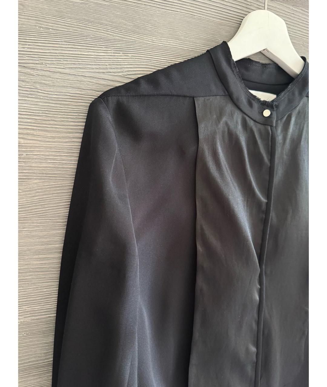 3.1 PHILLIP LIM Черная шелковая блузы, фото 7