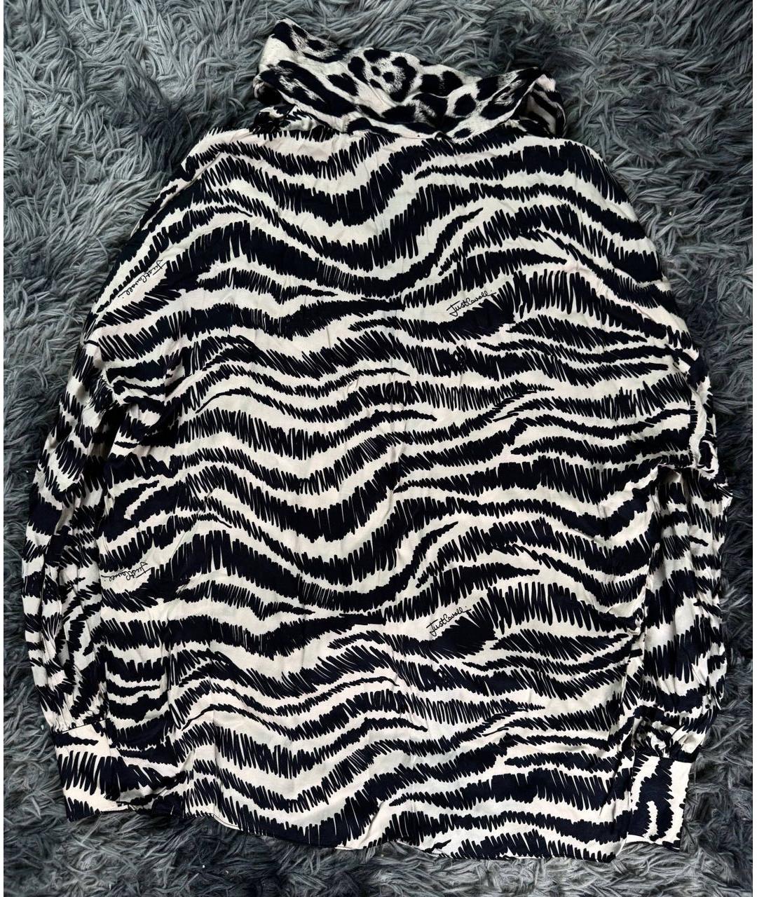 JUST CAVALLI Белая хлопковая кэжуал рубашка, фото 2
