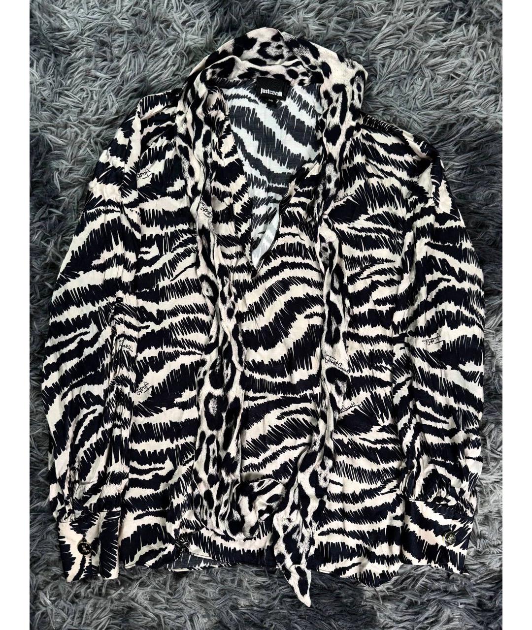 JUST CAVALLI Белая хлопковая кэжуал рубашка, фото 6