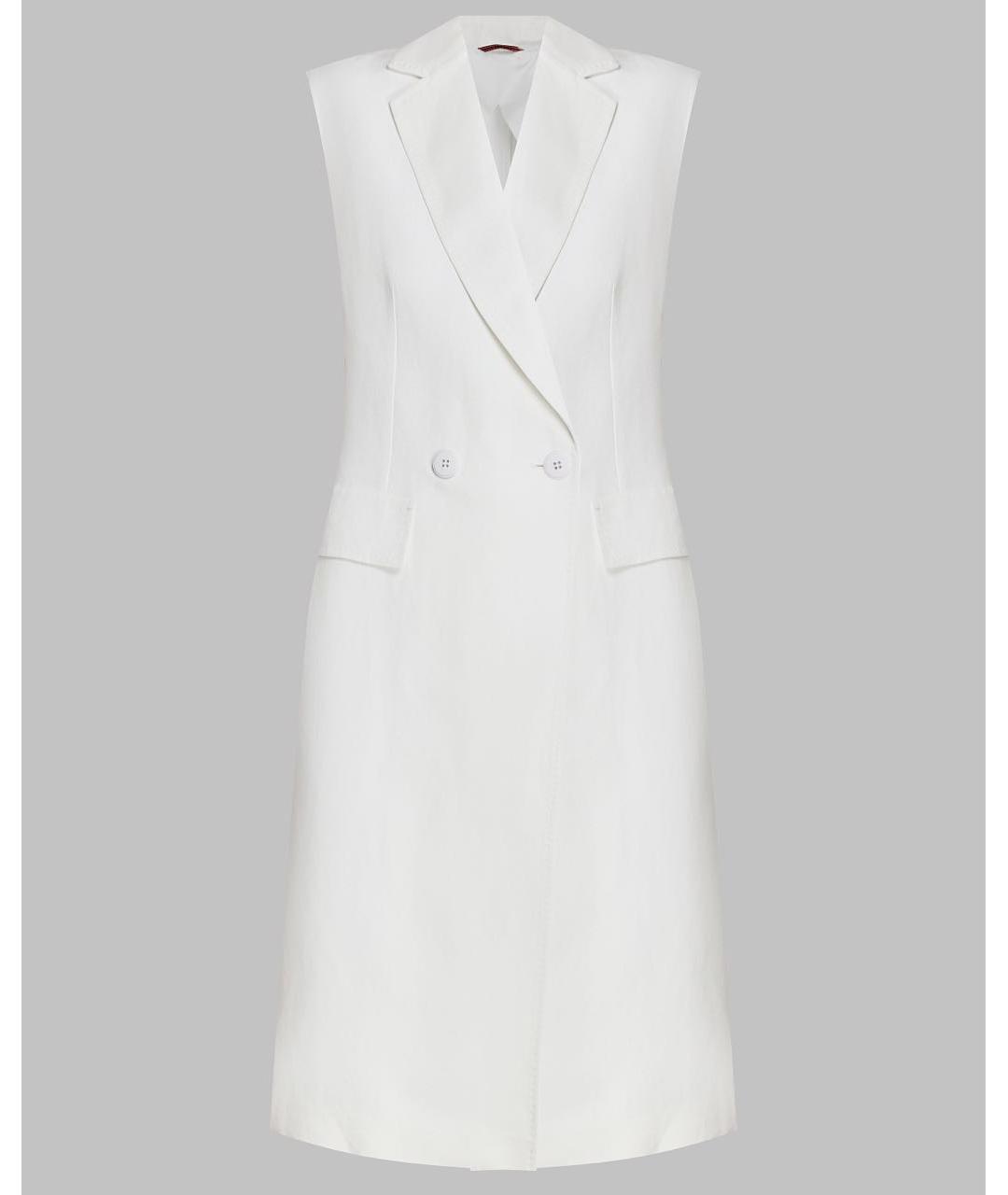 MAX MARA Белый жилет, фото 4