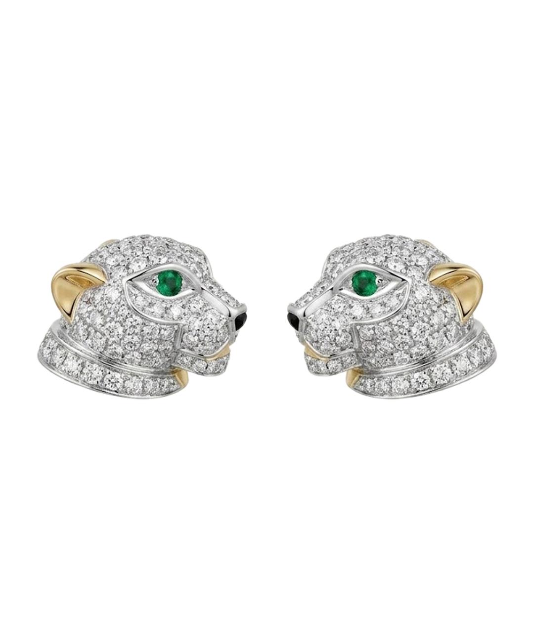 CARTIER Серебряные серьги из белого золота, фото 1