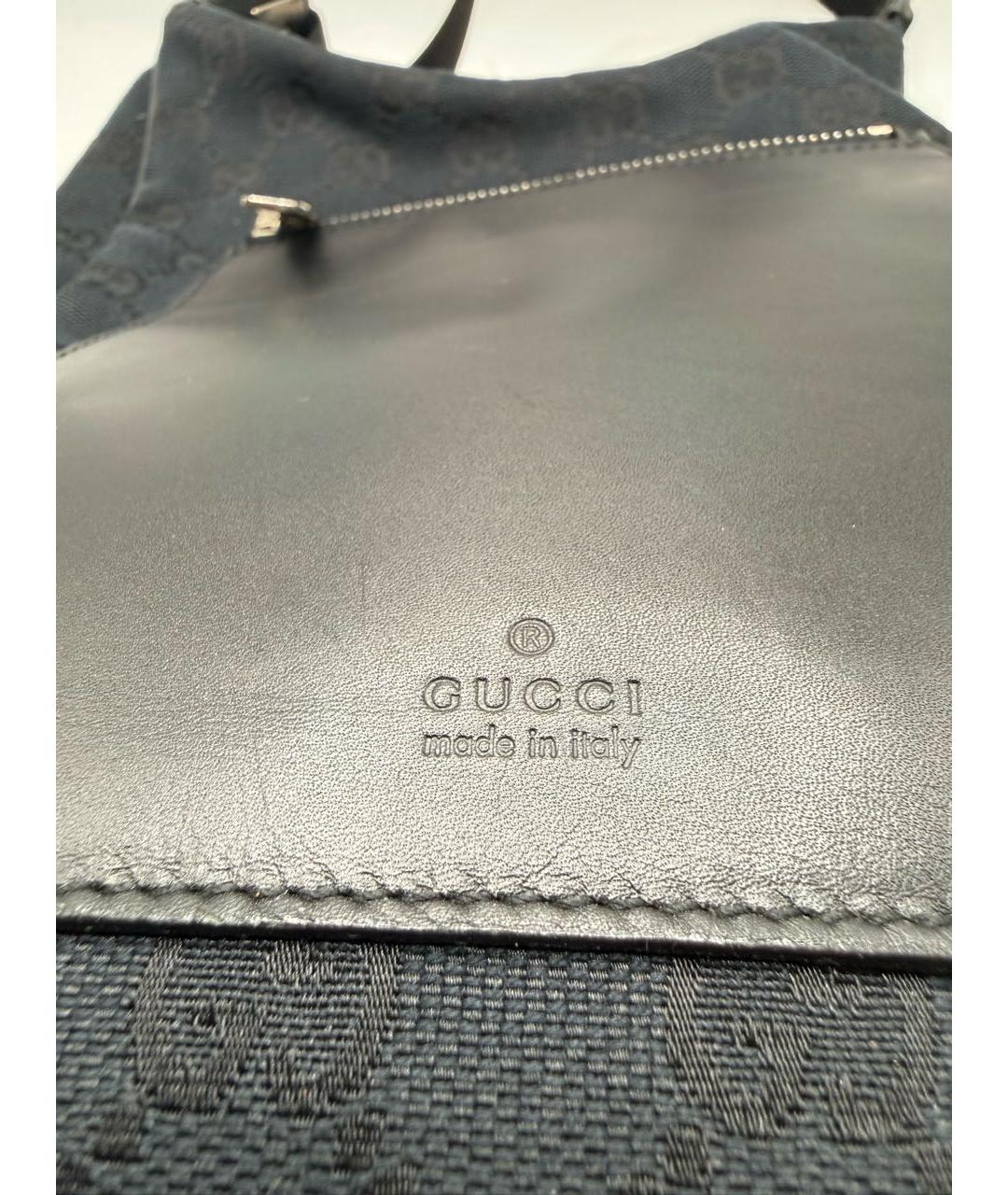 GUCCI Черная канва сумка через плечо, фото 3