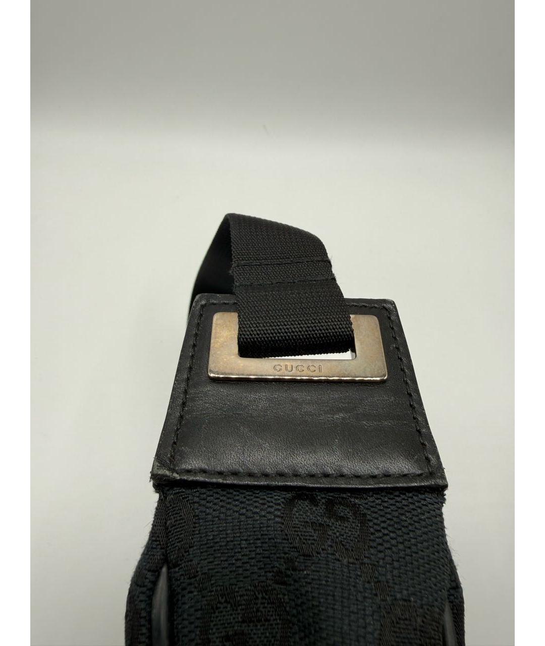 GUCCI Черная канва сумка через плечо, фото 6