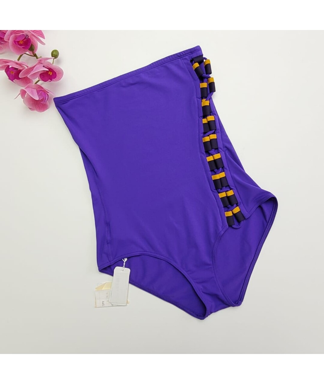 ERES Фиолетовый полиэстеровый купальник, фото 2