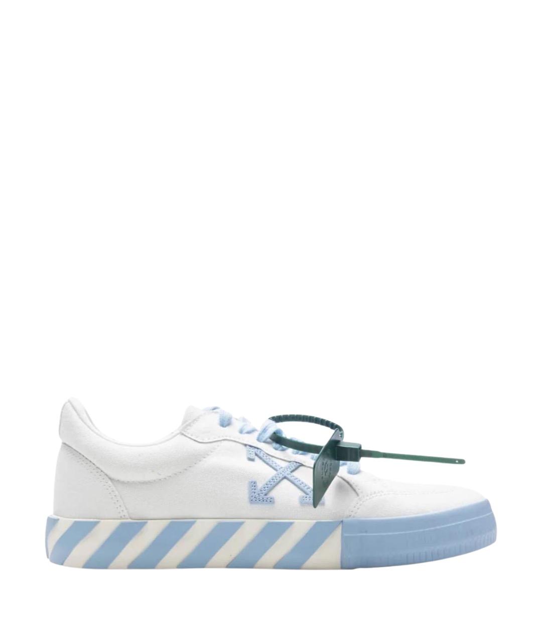 OFF-WHITE Белые низкие кроссовки / кеды, фото 1