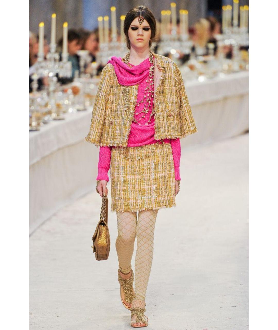 CHANEL Золотое жемчужное колье, фото 7