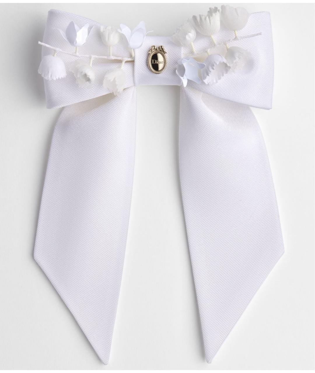 CHRISTIAN DIOR Белая заколка, фото 4