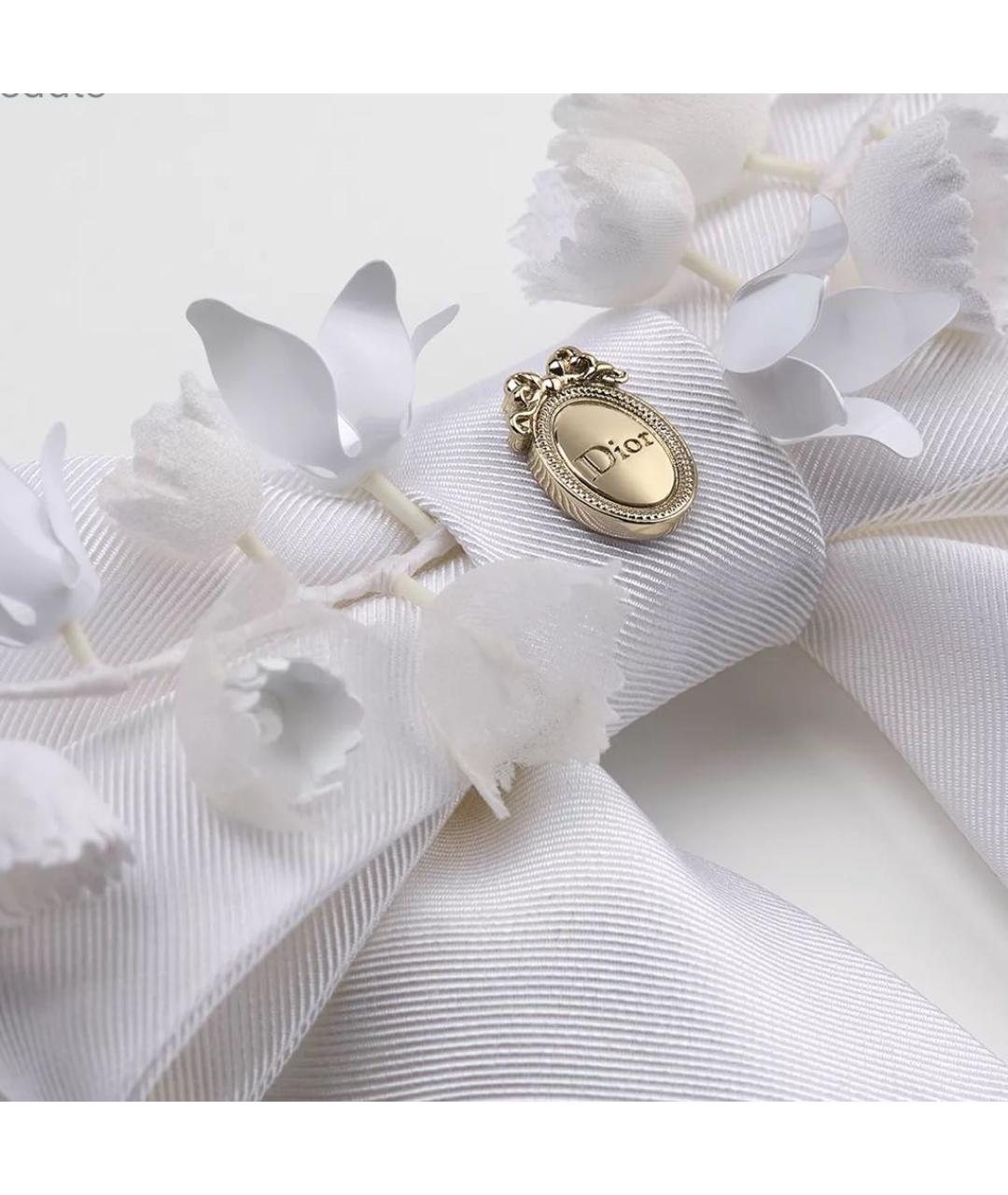 CHRISTIAN DIOR Белая заколка, фото 3