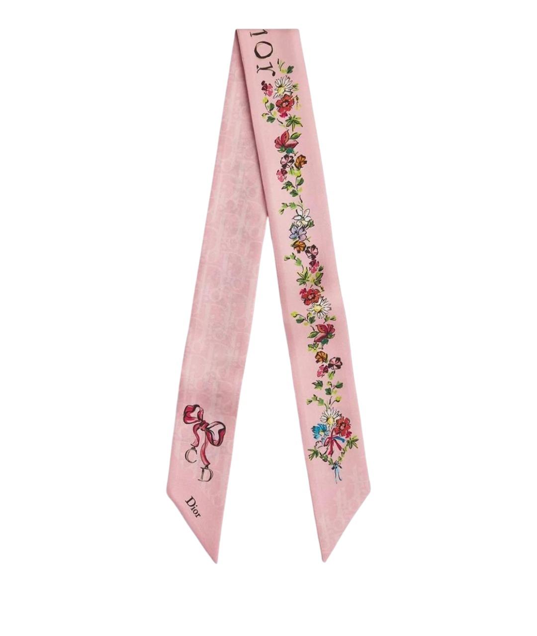 CHRISTIAN DIOR Розовый платок, фото 1