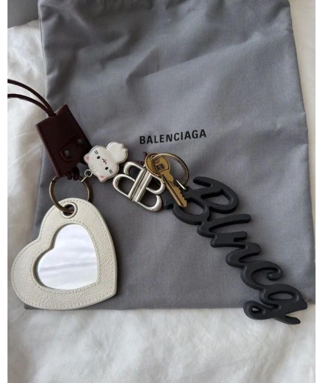 BALENCIAGA Коричневый брелок, фото 4