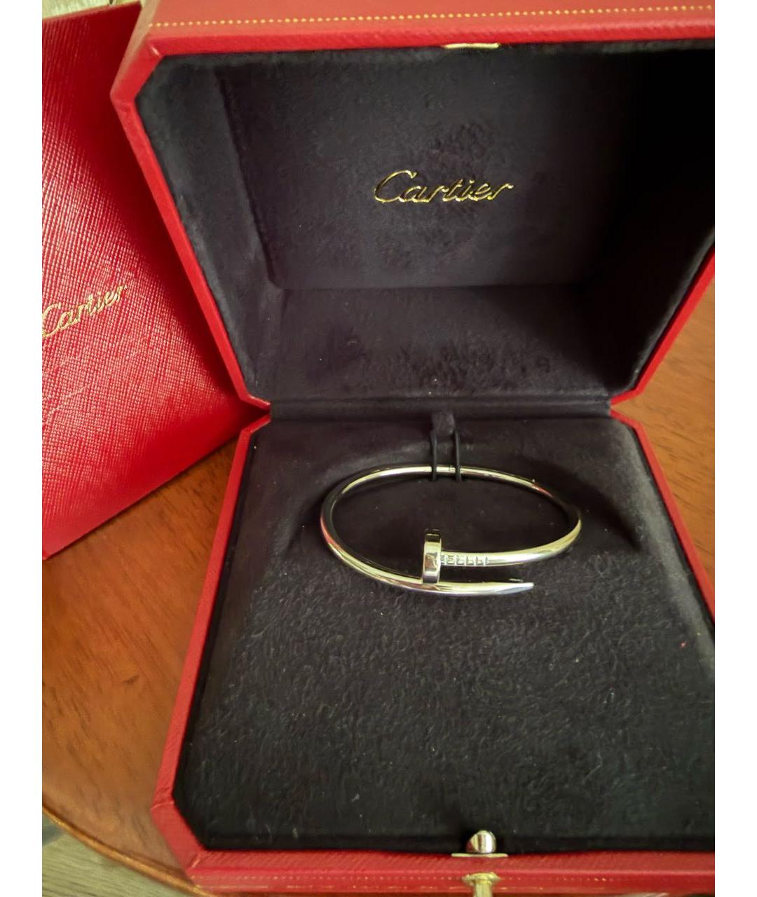 CARTIER Серебряный браслет из белого золота, фото 3