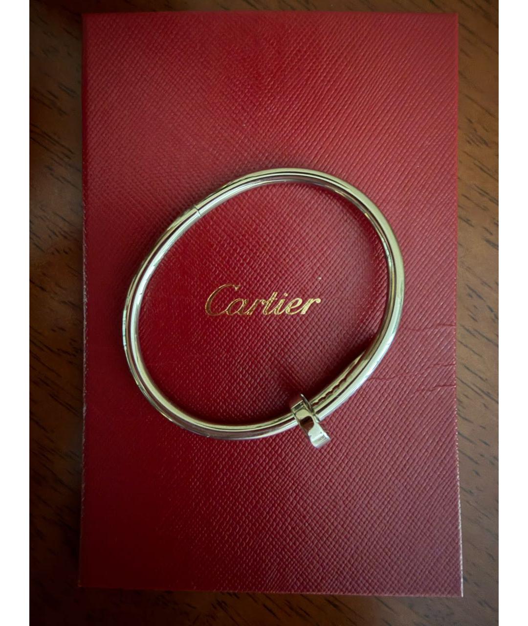 CARTIER Серебряный браслет из белого золота, фото 5