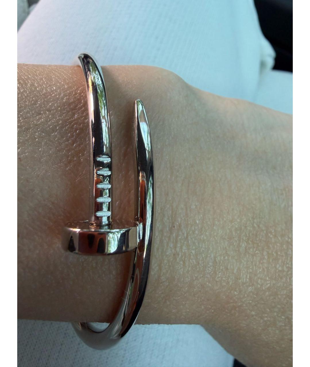 CARTIER Серебряный браслет из белого золота, фото 6