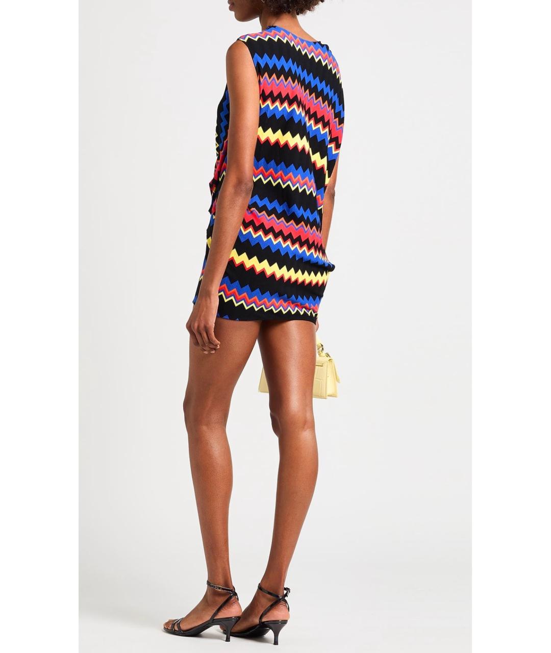 MISSONI Черное вискозное коктейльное платье, фото 3