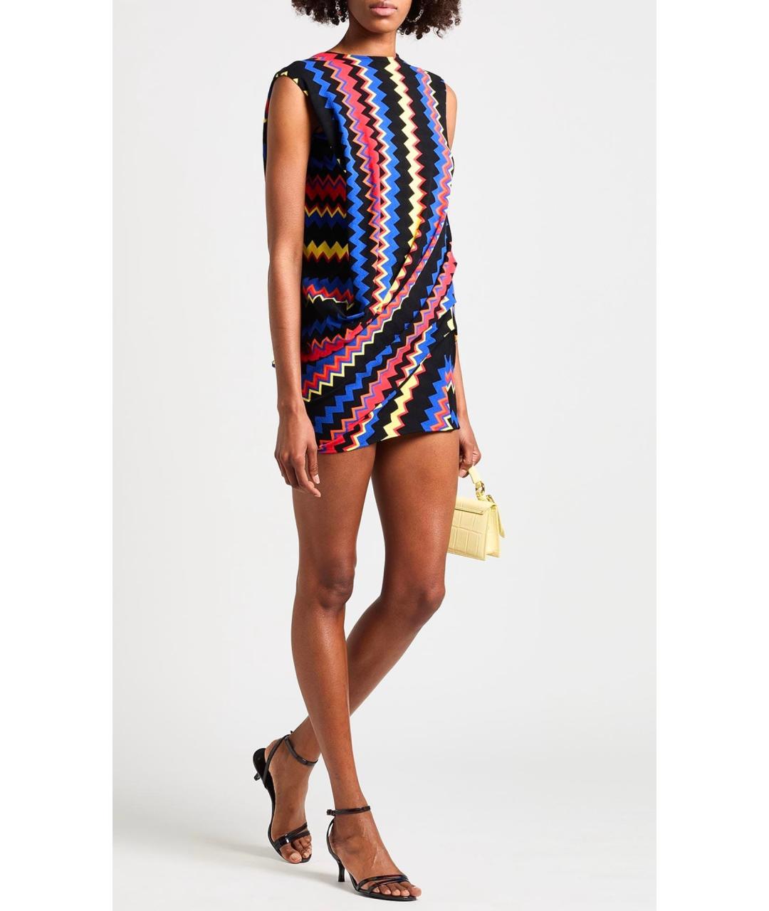 MISSONI Черное вискозное коктейльное платье, фото 2