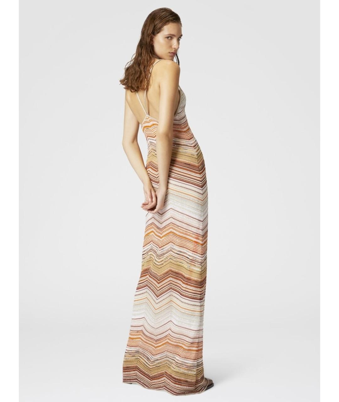 MISSONI Мульти вискозное коктейльное платье, фото 7