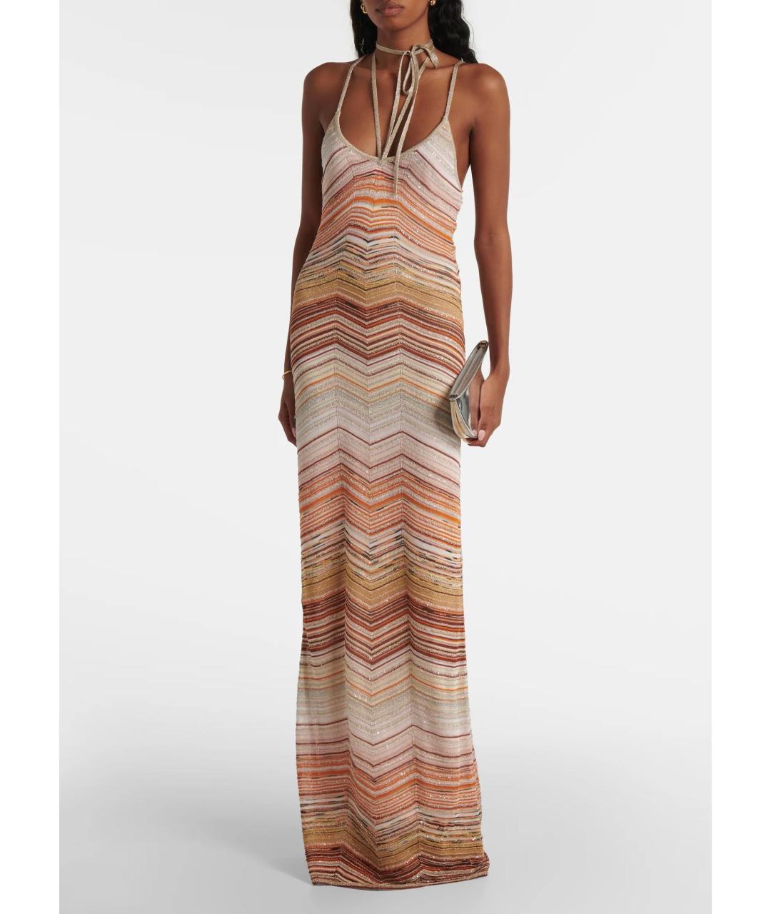 MISSONI Мульти вискозное коктейльное платье, фото 2